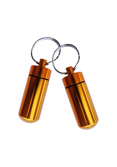 Suntek 2 Paket Su Geçirmez Hap Kutusu Kasa Tutucu Konteyner Altın