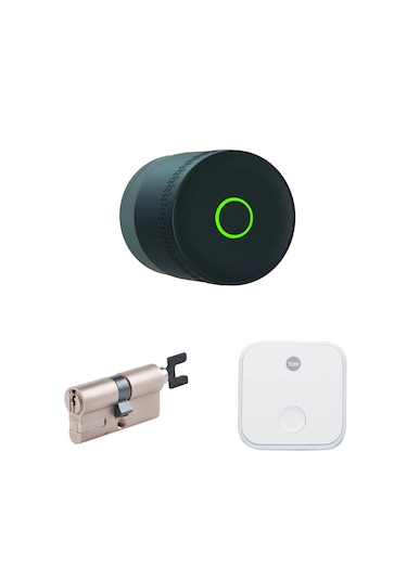 Yale Linus L2 Lite Akıllı Kilit Seti Barel Ve Wi-fi Köprüsü Siyah