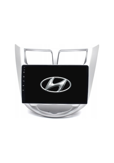 Hyundai Accent Blue Araç Multimedya Android Ekran Carplay Double Teyp 2+32 9" 11-18 Silver Blueway