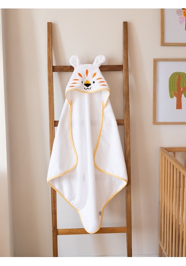 %100 Pamuk 75x75 Bebek Havlusu / Kundak - Kaplan