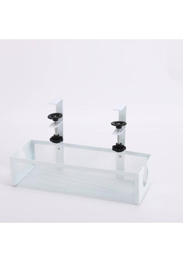 Homyl Masaüstü Zeminini Düzenli Tutmak İçin Beyaz Masa Altı