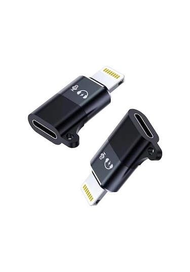 Cl2 Lightning Usb C Şarj Ve Data Aktarım Destekli Kulaklık Adaptörü Dönüştürücü, 2 Adet Aux Ses Adaptörü Konektörü Dongle/lightning Erkek Usb C Dişi