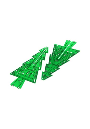 Pazly Dıy Renkli Kolay Yapım Led Işık Müzikli Noel Ağacı Yeşil Dekor