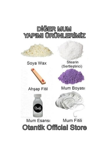 Vanilya Kokusu Mum Esansı, Yağ Bazlı Mum Esansı