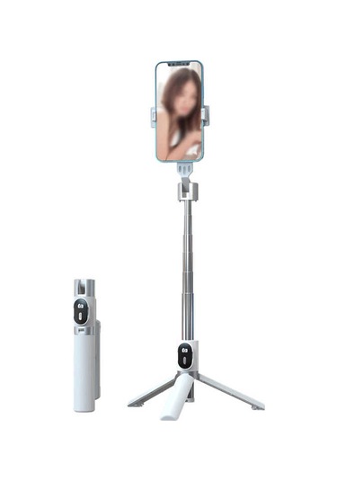 Ekılıf - Selfie Çubuğu P60 Plus Çok Fonksiyonlu Selfie Çubuğu - Beyaz - T23270