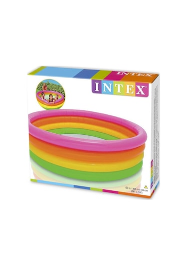 Intex 4 Boğumlu Sunset Havuz-56441 Çok Renkli