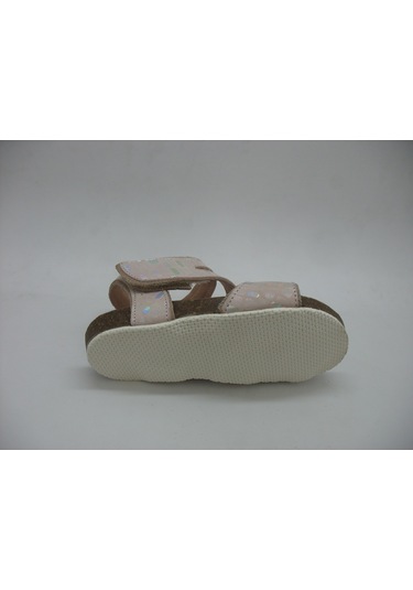 Piarmoni 01221 Deri Ortopedik Pudra Sandalet 21-25 Pudra