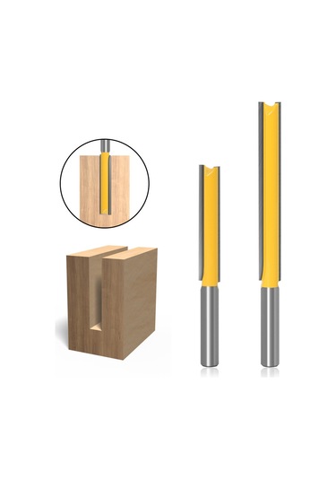 Maiyame Uzun Uçlu 8'li Doğru Bıçak Seti - Yuva Açma, Kenar Düzenleme Ve Profesyonel Kesim İşleri İçin Esnek Ve Dayanıklı Araç