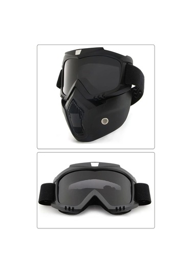 Jet Kask Maskesi Siyah