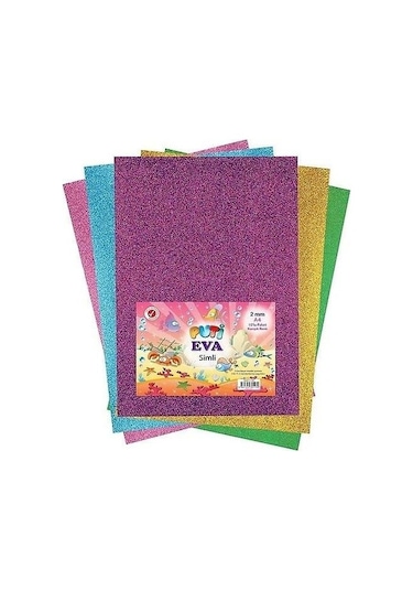 Puti Eva 50x70 Simli Yapışkanlı 10'lu Karışık Renk