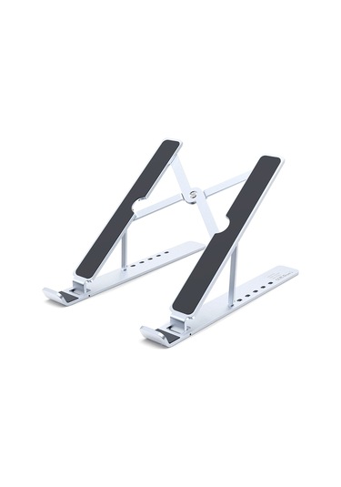 Geeroyoo Alüminyum Ergonomik Dizüstü Bilgisayar Tutucu - 8-17.3 İnç Uyumlu, 6 Seviye Yükseklik Ayarı, Taşınabilir Soğutucu Tablet Stant