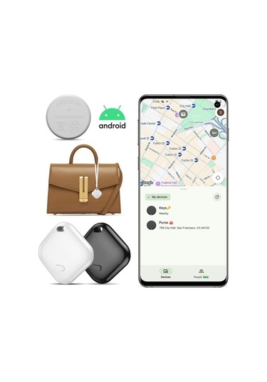 Fastbuy Android Cihazlar İçin Google Onaylı Bluetooth Takipçi F02-b, 4 Adet 2 Siyah 2 Beyaz , Anahtar/ev Eşyaları Kayıp Bulu