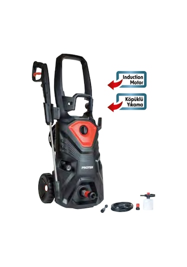 Proter PR2700CW 2500W 180Bar Yüksek Basınçlı Yıkama Makinesi