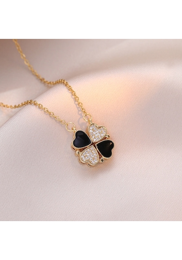 Bayan Kolye: Moda Estetiği Titanyum Çelik Kolye No.392 Çok REnkli