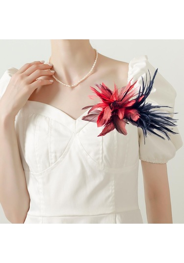 Suntek Moda Tüy Broş Şapkalar Broş Kostümleri Parti Için Çok Renkli