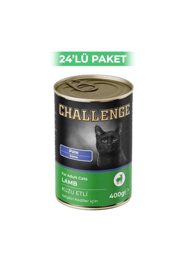 Challenge Kuzu Etli Pate Kedi Konservesi 24 x 400 G