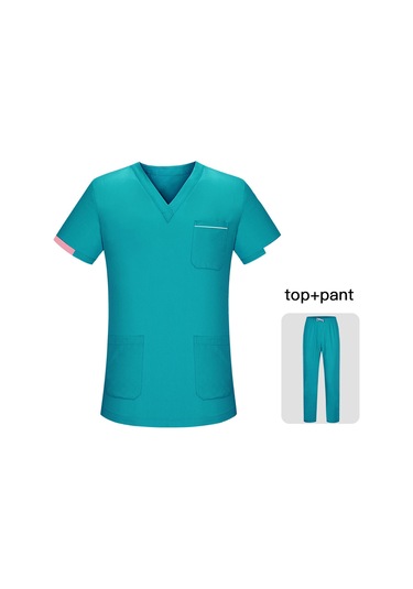 Suntek Üniforma Fırçalama Seti Hemşire Üst Ve Xl-mavi