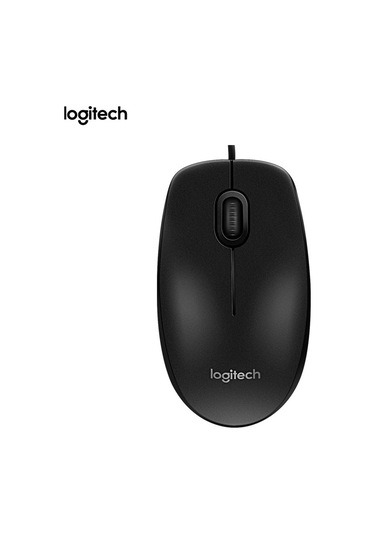 Youmex Logitech M90 Kablolu Mouse - Ergonomik Simetrik Tasarım, 1000 Dpı Optik Takip, Ev Ofis Pc Dizüstü Uyumlu Siyah