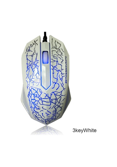 1 Adet Renkli Led Bilgisayar Oyun Faresi Profesyonel Süper Ince Oyun Faresi Kablolu Fare Hmm Diğer