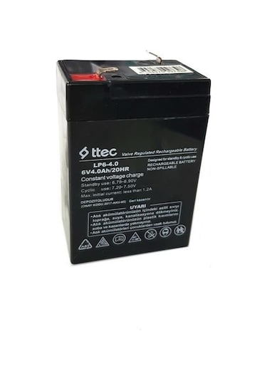 Ttec 6Volt 4Amper Akü -