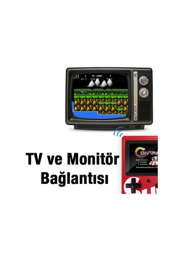 Zhltools 400 Oyunlu Taşınabilir Nostalji Retro Mini Atari Game Siyah