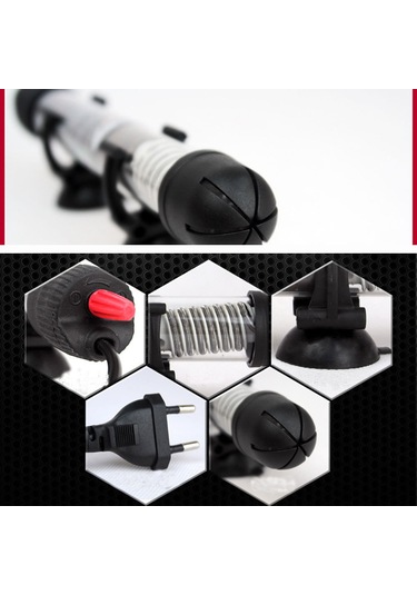 Xiyyadms Akvaryum Isıtıcı Çubuk - Otomatik Sıcaklık Ayarlı, 300w, Ab Fişli, Su Altı Kullanımı İçin Uygun