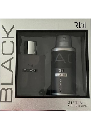 Rebul Black Erkek Parfüm EDT 50 ML + Black Erkek Sprey Deodorant 150 ML