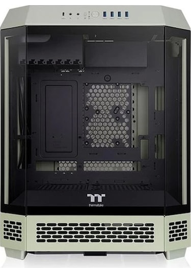 Thermaltake The Tower 600 TG CA-1Z1-00MEWN-00 Oyuncu Mid-Tower Bilgisayar Kasası Yeşil