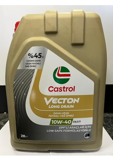 Castrol Vecton 10w-40 Motor Yağı 20 Lt E8/e11