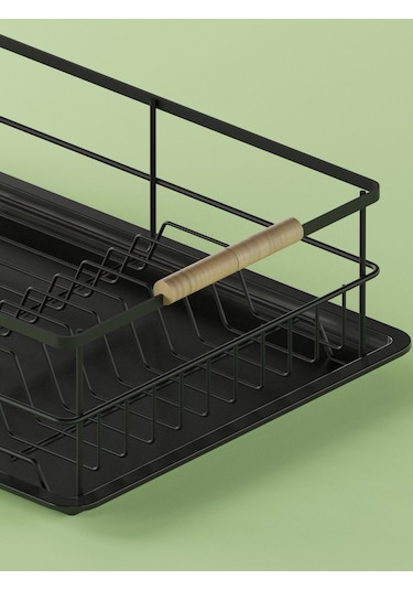 Suntel Bulaşıklık Tabaklık Tezgah Üstü Bulaşıklık Bulaşıklık Sepeti Bulaşık Kurutmalık Paslanmaz Siyah