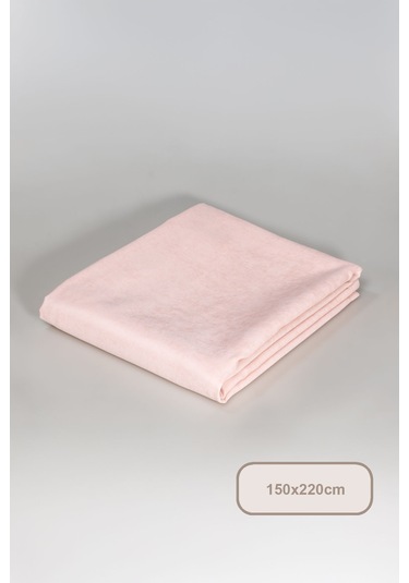 Elart Soft Masa Örtüsü Kadife Dikdörtgen 150x220 Cm Pudra Pudra