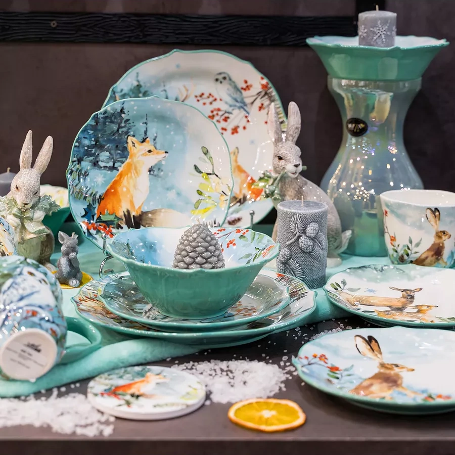 Lefard Porselen Salata Kasesi "orman Masalı" Tavşan 600 Ml 170647376 Kahverengi