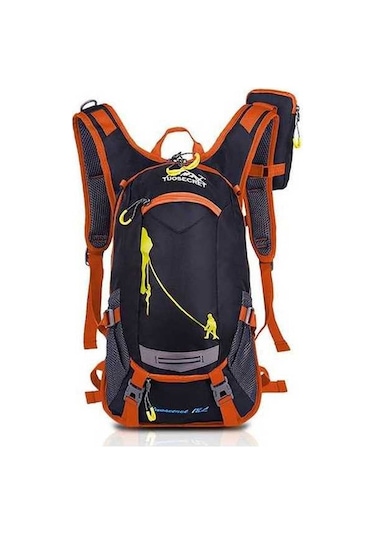 Pazly Skycıty Dağ Bisikleti Sırt Çantası - Ergonomik Tasarım Ve Parlak Turuncu Renk Turuncu, Güvenli Kullanım İçin Güçlendirilmiş Turuncu