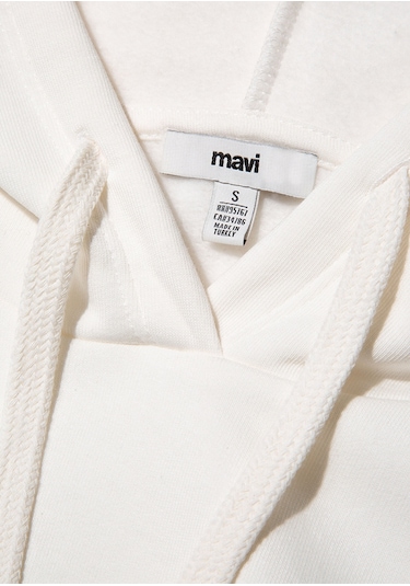 Mavi Logo Sweatshırt Hindistan Cevizi