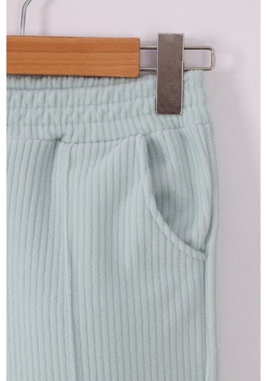 Monox Kız Çocuk Sim İpli Fitilli Polar Takım Yeşil