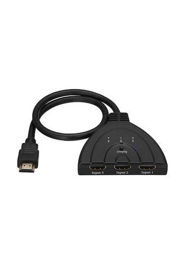 3 Port Hdmi Switch Çoklayıcı Çoğaltıcı Splitt Çoklama Çoklu Laptop