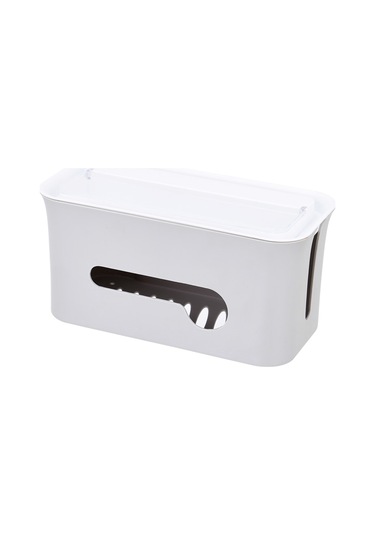 Vkemall Priz Kablo Yönetim Kutusu Kablo Kutusu Organizatör Güç Şeridi Kablo Gizleyici Kutu Ka