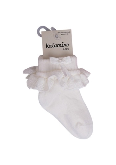 Katamino Adriyan Bebek Çorabı 46341 Ekru