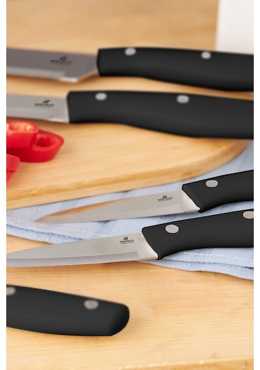 Karaca  Mastercut 6 Parça Bıçak Seti Siyah