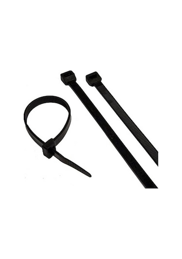 370 3.6Mm - Siyah - 37 Cm Kablo Bağı - 100 Adet