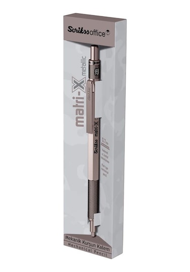 Scrikss Matri-x Versatil 0.7 Mm Metalik Gri Şeffaf Amb.
