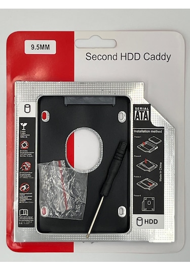 9.5 Mm Ssd Sata Harddisk Kutu Notebook Ssd- Hdd Kızak