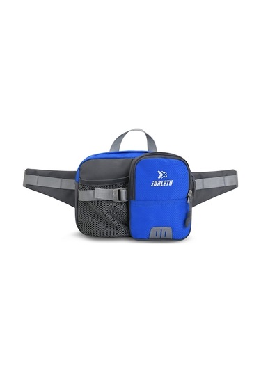 Dayanıklı Outdoor Bel Çantası - Su Matarası Cebi Ve Ayarlanabilir Bel Kayışı Mavi Mavi