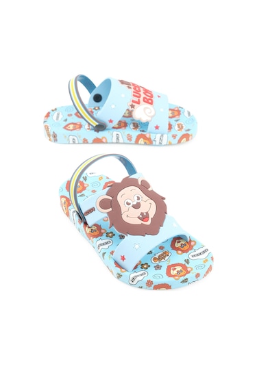 Gezer Yazlık Erke Çocuk Islak Zemine Uygun Günlük Havuz Plaj Terlik-sandalet Gt6yfe.14234.00.022.b67 Mavi