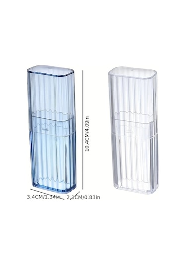 Willowhaven 4 Adet Şeffaf Taşınabilir Saklama Kutusu, Seyahat Çöpçü Kutu, Küçük Eşya Düzenleyici Şeffaf