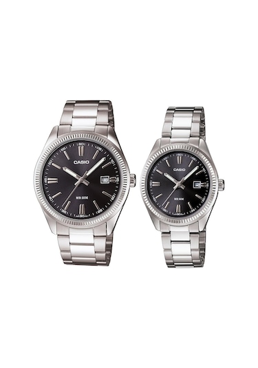 Casio Mtp-ltp-1302d-1a1vdf Çift Kol Saati Kadın-erkek Metalik
