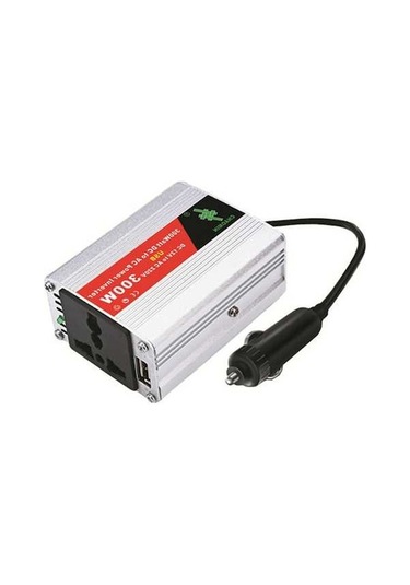 Ulzyvf 12v - 220v Araba Güneş Enerjili İnvertör Dönüştürücü 150w Usb Çakmaklı 300w Tepe Gücü