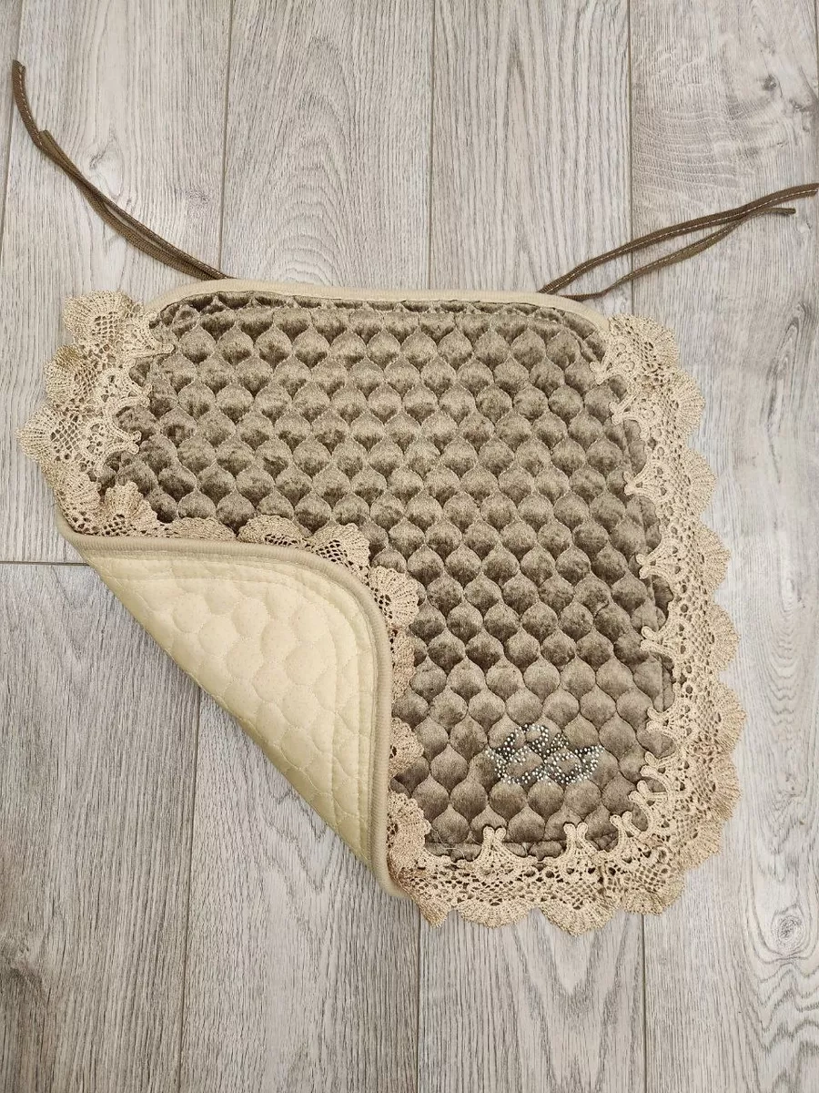 Otlicnyj Sandalye Minderi 2'li Set Kılıf 217640832 Koyu Kahverengi