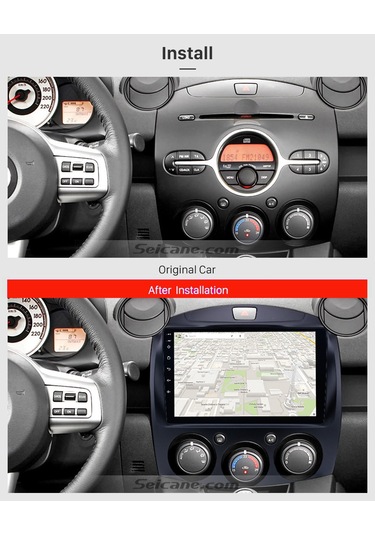 Mazda 2 2010+ Multimedya Navigasyon Usb Kamera Carplayer 6 Ram