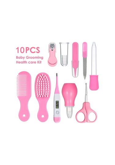 Vkemall Bebek Bakımı 10'lu Set: Burun Emici, Tarak, Makas, Tırnak Kırıcı, Dijital Termometre Ve Bakım Aletleri - Pembe Ye-th2-b Vkemall Bebek Bakımı 10'lu Set: Burun Emici, Tarak, Makas, Tırnak Kırıcı, Dijital Termometre Ve Bakım Aletleri - Pembe Ye-th2-b